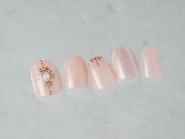 シンプルジュエリーネイル¥7980