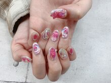 ネイル ビューティーマジック 葛西本店/オーロラチークネイル