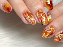 紅葉ネイル