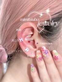 耳ツボ☆耳ツボジュエリー☆ケア
