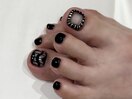 大人気★ブラックフットネイル