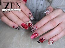 ゼン ネイル デザイン 池袋(ZEN NAIL DESIGN)/* 長 さだしやり放題×つけ放題
