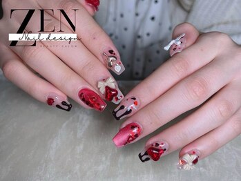 ゼン ネイル デザイン 池袋(ZEN NAIL DESIGN)/* 長 さだしやり放題×つけ放題