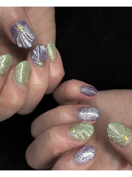 ネイルパーク ミツメ(Nail park_MITSUME)の写真/ショートネイルだってあなたの思い描くカワイイは実現できる♪「好き」をあなたのサイズで似合わせます