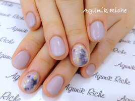 【押し花ネイル】
