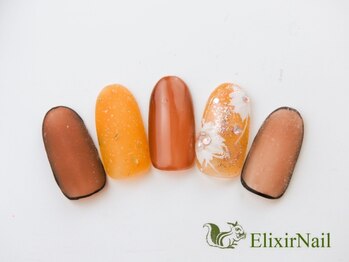 エリクサーネイル 神田(Elixir Nail)/シンプル/クーポン使用