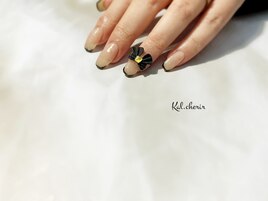 ブラックスキニーフレンチ