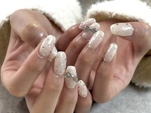 アルーマテラ 横浜店(Allma.TERRA .)/リボン、ホワイトパール