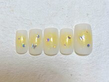 ネイルビート(NAIL BEAT)/チークネイル　キラキラ　蝶