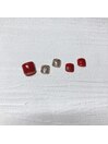 赤フットネイル