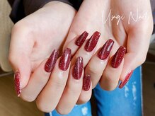 ウサギネイル 新大久保店(usagi nail)/マグネットフレンチ秋可愛い