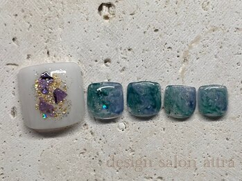 ネイルサロン アトラ(design salon attra)/Foot華やか¥11000