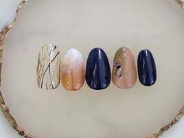 ネイビーネイル