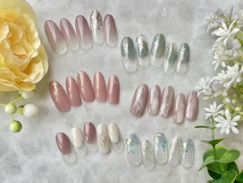 アイビー(The Ivy)の写真/上品で洗練されたシンプルネイルが人気「定額オフ込み¥6,500」で通いやすい!大人女性に指先から美しさを♪