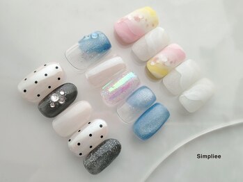 シンプリー 下北沢店(Simpliee)の写真/“大好評のマンスリーデザイン”や定額デザイン100種～デザイン豊富！お気に入りを見つけて♪
