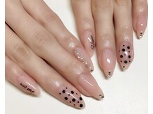 アイラッシュネイルサロン セシルビー(SECILB)/ドット柄ネイル 75分コース