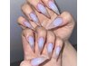 【美フォルム・ケア込】チップ長さ出しワンカラーorラメグラ