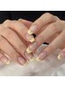 【HAND】フレンチ/ラメライン付き ¥5500