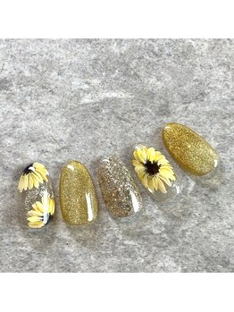 ユニックス 浦和店(UNIX)/ひまわりネイル