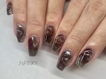 ネイルスペース ジェイズ ピンキー(NAIL SPACE J's PINKY)/秋ニュアンス