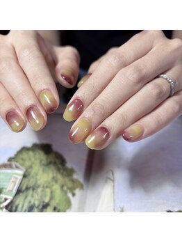 葡萄/ちゅるん/秋ネイル