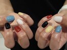 colorful nail