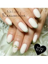 ラナンキュラス(Ranunculus)/お洒落☆マットフレンチNail