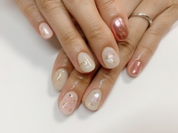 トヨネイル(TOYO NAIL)/押し花andシェル☆