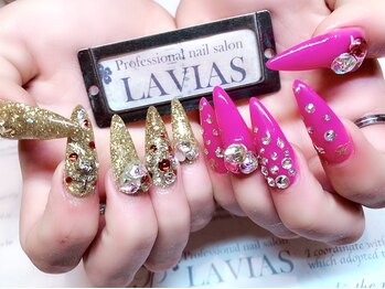 プロフェッショナル ネイルサロン ラヴィアス(LAVIAS)/【スカルプ】6本アートし放題