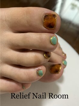 リリーフネイルルーム(RELiEF NAiL ROOM)/フットシンプルコース