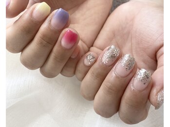 08ネイル(08 nail&school)/カラフルネイル☆