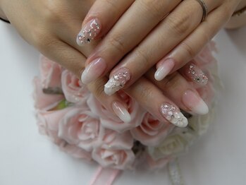 ネイルサロンミキ 横浜(MIKI)/人気3D花上品スカルプ成人式着物