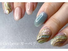 ガーベラ(Gerbera)の雰囲気(お任せ即興デザイン♪マグネットカラー取り揃えております。)