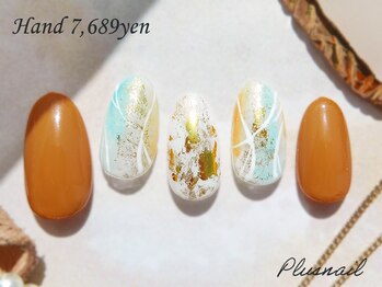 プラスネイル 銀座中央通り店(PLUS NAIL)/【3041】定額7,689円ニュアンス
