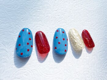 ミニハートネイル