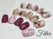 ネイルサロン フェリーチェ(felice)の雰囲気（【毎月更新】季節のデザイン/マグネット/ミラー/ジェル/フィル）