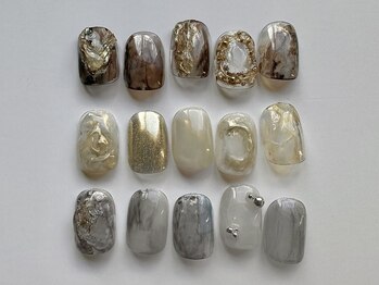 リリー バイ ロスターネイル(Lily by rostar nail)の写真/【定額で楽しむ】人と被らない大人ニュアンスネイル◇爪に優しいパラジェル＆フィルイン導入サロン♪