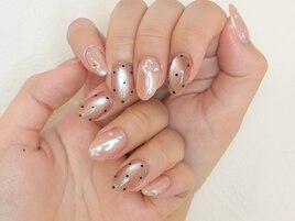 マグネット×ドット×艶ミラー