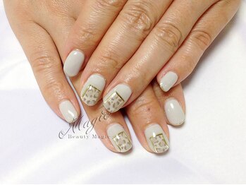 ネイルサロン ビューティーマジック 川口店/ワンポイントレオパード