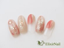 エリクサーネイル 神田(Elixir Nail)/シンプル/クーポン使用