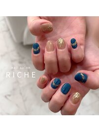 大人ニュアンスネイル