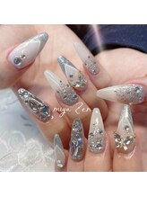 ミヤ 川崎店(MIYA)/うめつくし&キラキラネイル