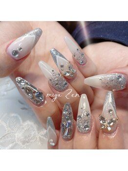 ミヤ 川崎店(MIYA)/うめつくし&キラキラネイル