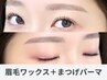 《新規》 【500円OFF】 眉毛ワックス+まつげパーマ ※17時までのご来店限定