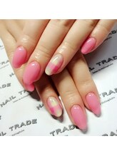 ネイルトレード 西荻窪店(NAIL TRADE)/マドラスチェックネイル