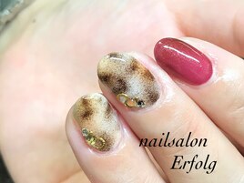大人レオパードnail/初回8500円