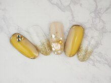 アトリエ エース(ACE)/マスタードカラーの縦グラデ