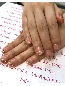 ヘアアンドネイル ピーファイブ(P-five)/キラキラ♪シェラックネイル♪