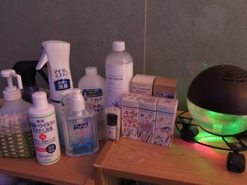 整体院アンバー/消毒・除菌徹底