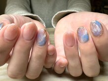 アミュリー ネイル アトリエ(Amury nail atelier)/ニュアンス ブライダル マーブル